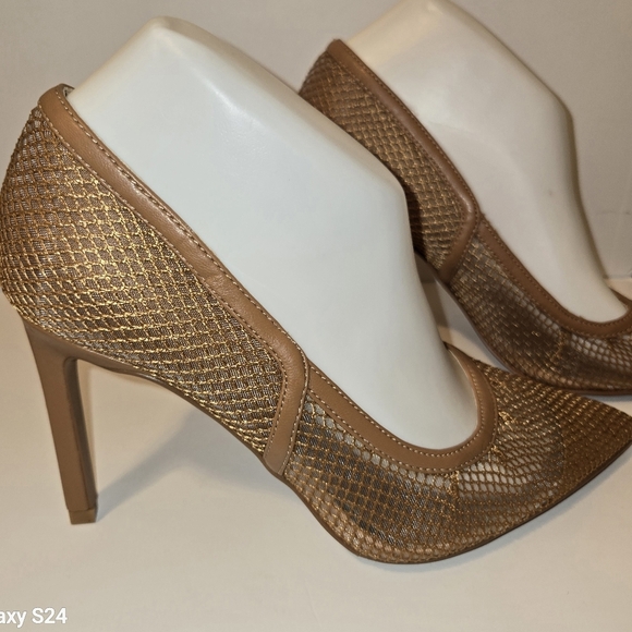 Open Edit Mesh Pump  (Daria) Brown Size 7.5 New - Picture 4 of 7